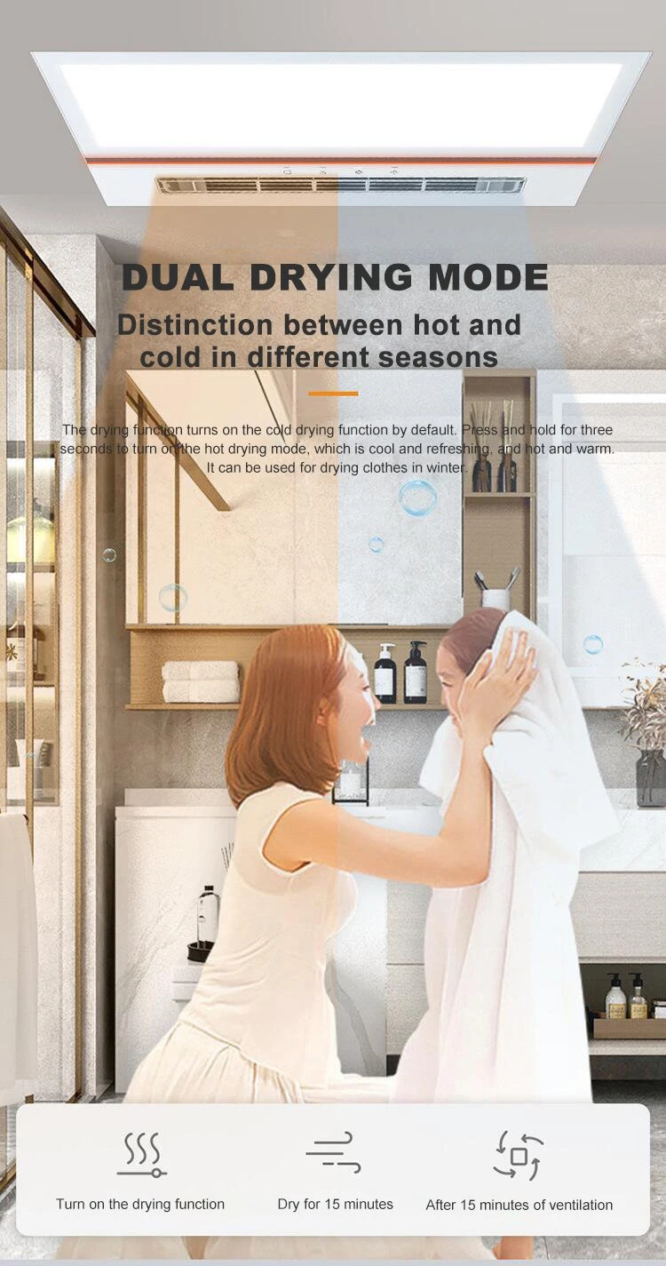 bathroom exhaust with heater